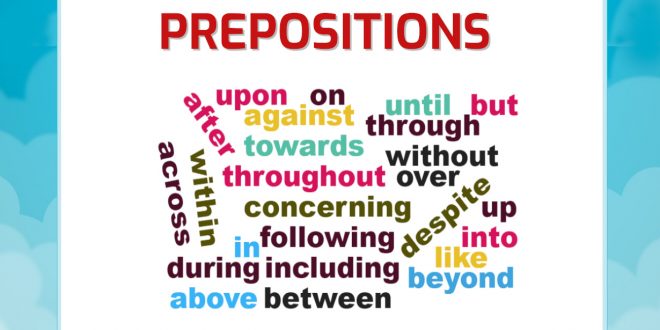 İngilizce edatlar prepositions